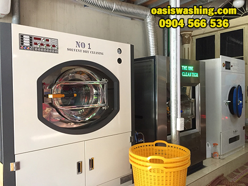 máy giặt khô công nghiệp hs cleantech